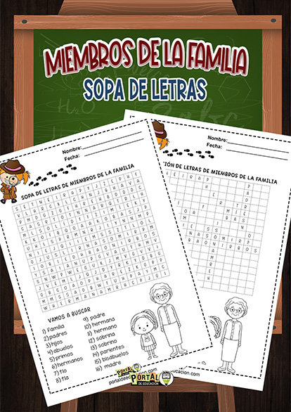 Sopa De Letras De Familia Para ImprimirGratis PDF