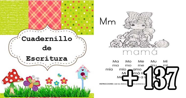 Cuadernillo De Escritura En Pdf Para Imprimir - Portal De Educación