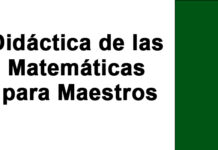 Didáctica de las Matemáticas para Maestros