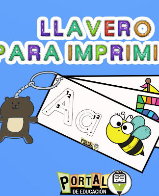 Abecedario Llavero para Imprimir