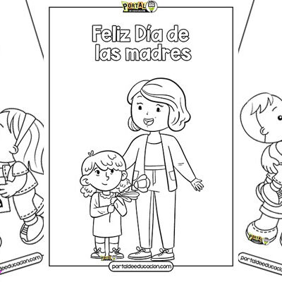Dibujos para el Día de la Madre para colorear