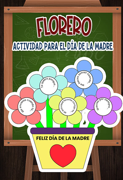 Florero para el día de la Madre