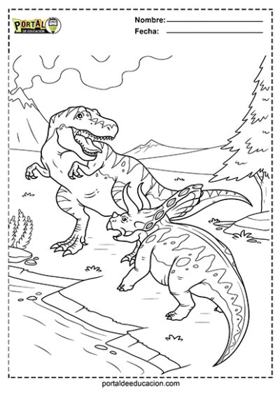 Dinosaurios para Colorear