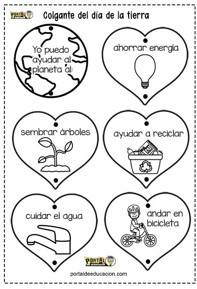 Colgante del Día de la Tierra